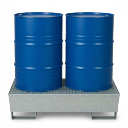 Wanna wychwytowa stalowa ocynkowana na 2 beczki 200 l | Explosiv
