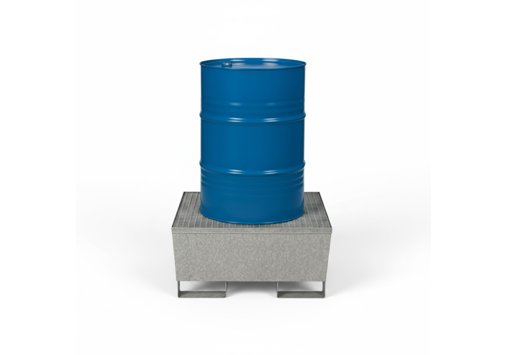 Wanna wychwytowa stalowa cynkowana na 1 beczkę 220 l | Explosiv