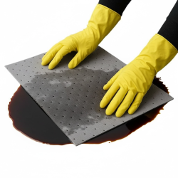 Maty sorpcyjne uniwersalne MAX, szare, 40 × 50 cm (chłonność 120 l), opakowanie 100 szt.