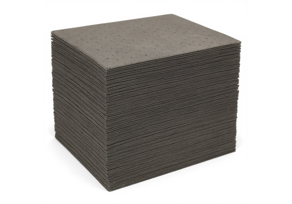 Maty sorpcyjne uniwersalne ECO, szare, 40 × 50 cm (chłonność 150 l), opakowanie 200 szt.