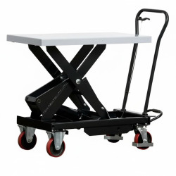 Podnośnik nożycowy mobilny ręczny 1000 kg do 1225 mm