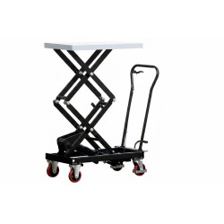 Podnośnik nożycowy mobilny elektryczny 500 kg, platforma 1010 x 520 mm, do 950 mm