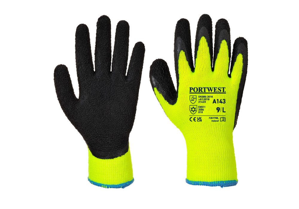 Rękawice robocze ocieplane powlekane spienionym lateksem Thermal Soft Grip