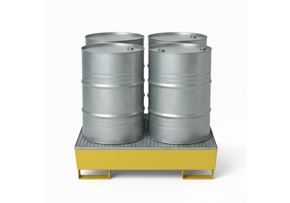 Wanna wychwytowa stalowa ocynkowana na 4 beczki 200 l | Explosiv