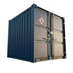 Kontener chemiczny Basic 8’ z możliwością wchodzenia – wanna wychwytowa 1200 l