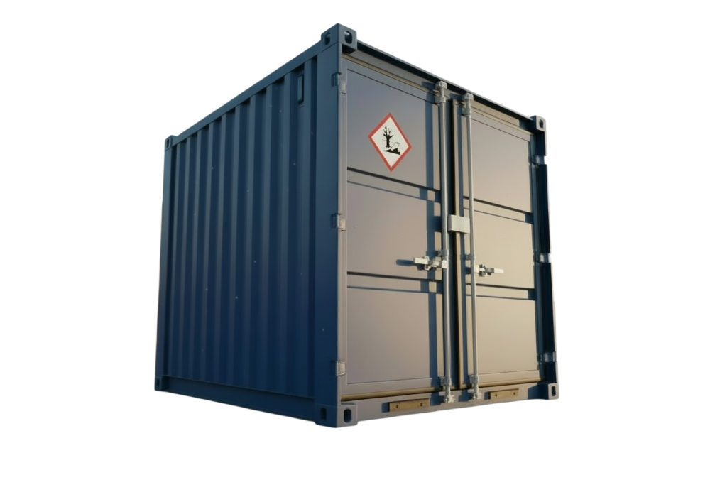 Kontener chemiczny Basic 8’ z możliwością wchodzenia – wanna wychwytowa 1200 l