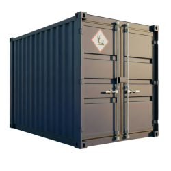 Kontener chemiczny Basic 10’ z możliwością wchodzenia – wanna wychwytowa 1500 l