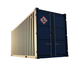 Kontener chemiczny Basic 15’ z możliwością wchodzenia – wanna wychwytowa 2000 l