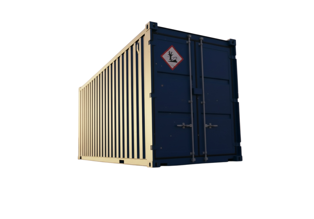 Kontener chemiczny Basic 15’ z możliwością wchodzenia – wanna wychwytowa 2000 l