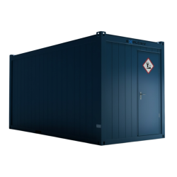 Kontener chemiczny ISO 20' izolowany z możliwością wchodzenia - wanna wychwytowa 2300 l