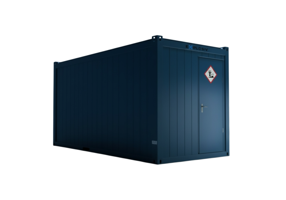 Kontener chemiczny ISO 20' izolowany z możliwością wchodzenia - wanna wychwytowa 2300 l