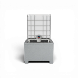 Wanna wychwytowa na 1 IBC 1000 l 🇵🇱, pojemność 1150 l, stal ocynkowana