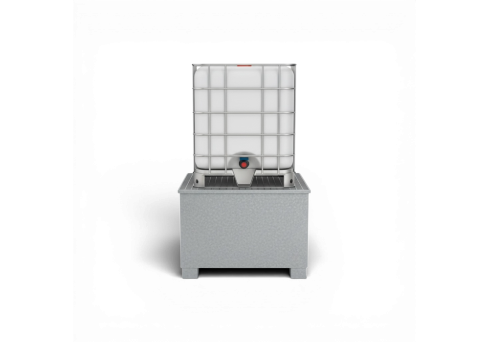 Wanna wychwytowa na 1 IBC 1000 l 🇵🇱, pojemność 1150 l, stal ocynkowana