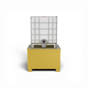 Wanna wychwytowa na 1 IBC 1000 l 🇵🇱, pojemność 1100 l, stal lakierowana