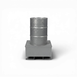 Wanna wychwytowa stalowa cynkowana na 1 beczkę 220 l | Explosiv