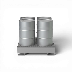 Wanna wychwytowa na 4 beczki 200 l 🇵🇱, pojemność 440 l, stal cynkowana