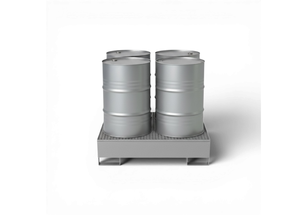 Wanna wychwytowa na 4 beczki 200 l 🇵🇱, pojemność 440 l, stal cynkowana