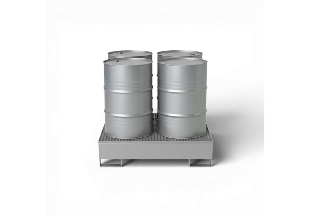 Wanna wychwytowa na 4 beczki 200 l 🇵🇱, pojemność 200 l, stal nierdzewna