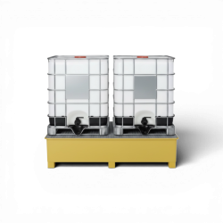 Wanna wychwytowa na 2 IBC 1000 l 🇵🇱, pojemność 1100 l, stal lakierowana