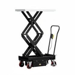 Elektryczny podnośnik nożycowy mobilny 500 kg do 1618 mm