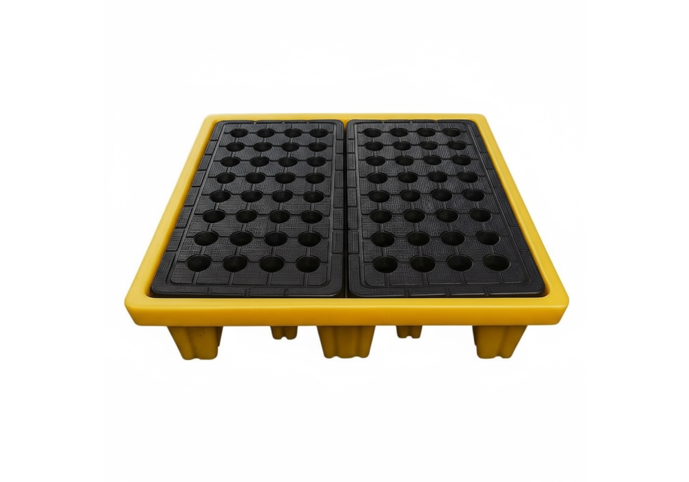 Wanna wychwytowa PE na 4 beczki 200 L | Bezpieczne magazynowanie | Explosiv