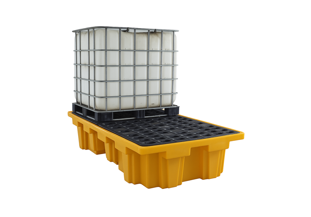 Wanna wychwytowa PE na 2 IBC 1000 L | Bezpieczne magazynowanie | Explosiv