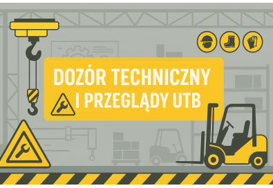 Terminy i formy dozoru technicznego oraz przeglądów konserwacyjnych UTB